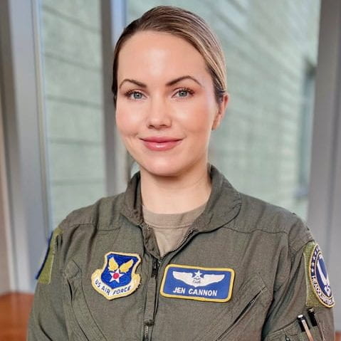 Headshot of Visiting Scholar, Lieutenant Colonel, USAF, Jennifer Cannon